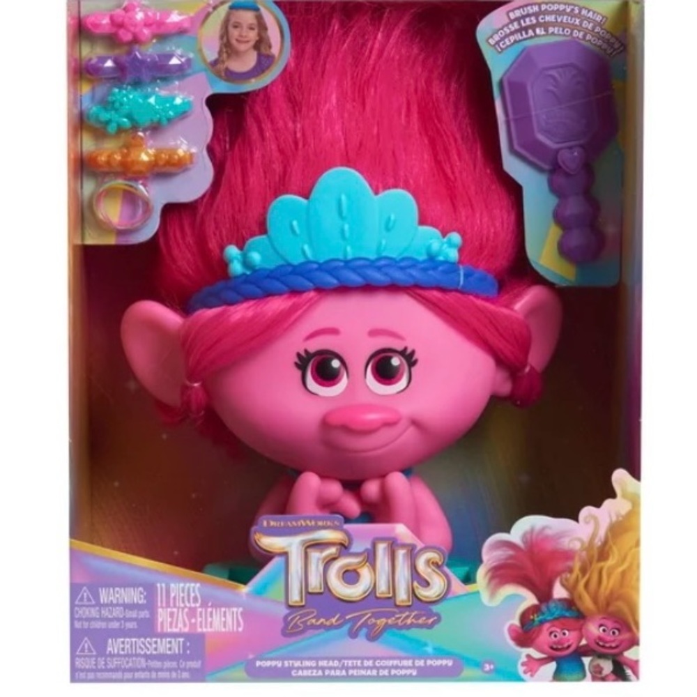 Trolls Poppy Styling Head - Picture 5 of 5